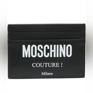MOSCHINO Leather Card Case